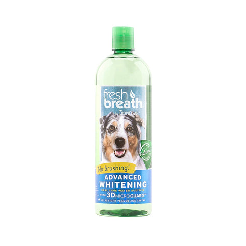 Oral Care Water Additive For Dogs Plus Advanced Whitening, 33.8 Fl. Oz. - Poudre Pet and Feed Supply
