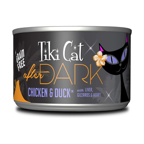 Tiki Cat After Dark Chicken Duck Canned Cat Food 6oz - Poudre Pet and Feed Supply