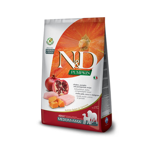 Farmina N&D Ancestral Grain Chicken & Pomegranate Medium & Maxi Puppy Dry Dog Food 5.5lb - Poudre Pet and Feed Supply