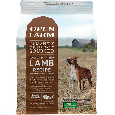 Open Farm Pasture-Raised Lamb & Ancient Grains Dry Dog Food 4lb - Poudre Pet and Feed Supply