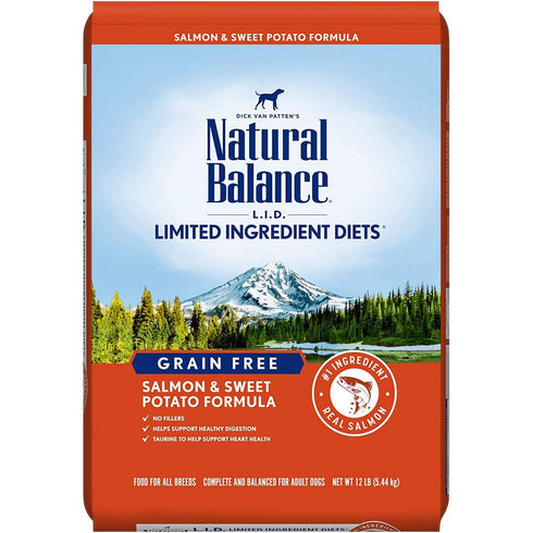 Natural Balance L.I.D. Salmon Sweet Potato Dry Dog Food 12lb - Poudre Pet and Feed Supply