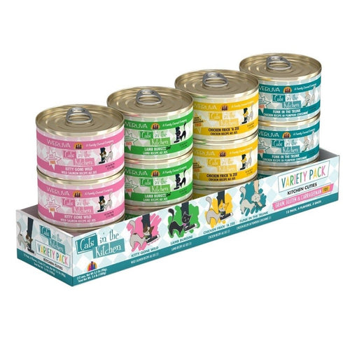 Weruva Kitchen Cuties 6oz Variety Pack Can - Poudre Pet and Feed Supply