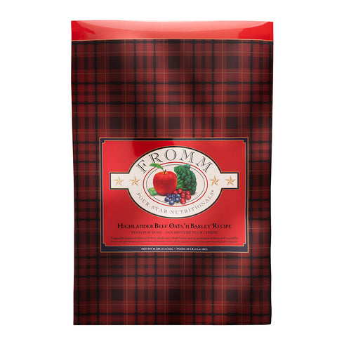 Fromm Highlander Beef Oats 'N Barley Dry Dog Food 12lb - Poudre Pet and Feed Supply