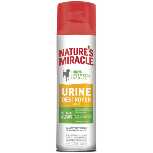 Nature's Miracle Urine Destroyer Foam for Dogs 17.5oz - Poudre Pet and Feed Supply