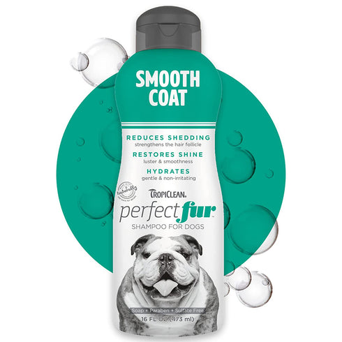 Tropiclean PerfectFur Smooth Coat Shampoo For Dogs 16oz - Poudre Pet and Feed Supply