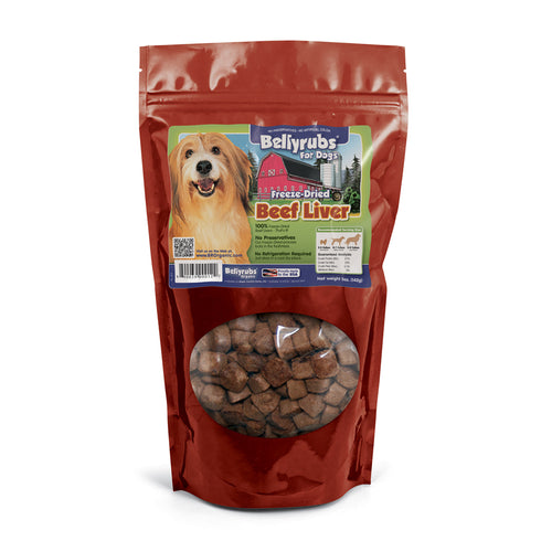 Bellyrubs Freeze-Dried Beef Liver 14oz - Poudre Pet and Feed Supply