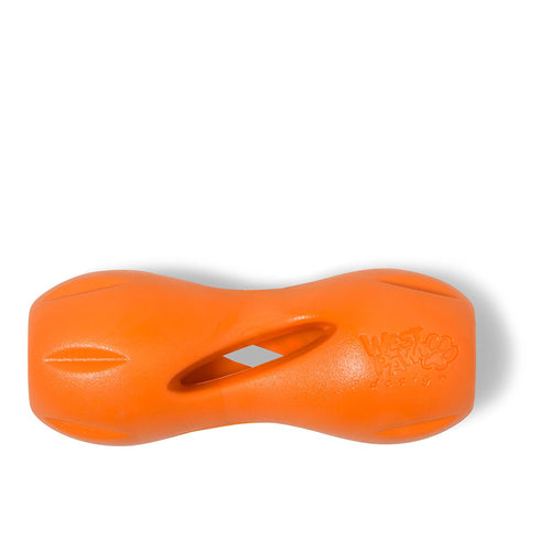West Paw Qwizl Dog Toy Small Orange - Poudre Pet and Feed Supply