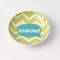 PetRageous Designs Zigazaga Saucer Meow! Lime Green 5.25" - Poudre Pet and Feed Supply