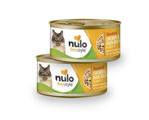 Nulo FreeStyle Shredded Chicken & Duck Recipe in Gravy Cat Food 3oz - Poudre Pet and Feed Supply