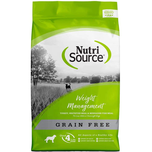 Nutrisource Weight Management Turkey Formula Grain-Free Dry Dog Food 5lb - Poudre Pet and Feed Supply