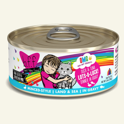 BFF OMG Duck & Tuna Lots-O-Luck! Dinner in Gravy 5.5oz - Poudre Pet and Feed Supply