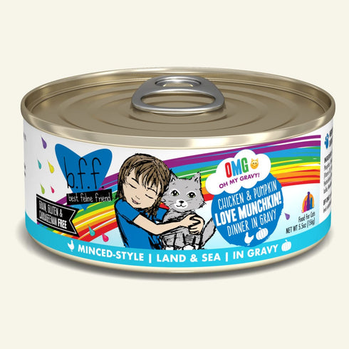 BFF OMG Chicken & Pumpkin Love Munchkin! Dinner in Gravy 5.5oz - Poudre Pet and Feed Supply