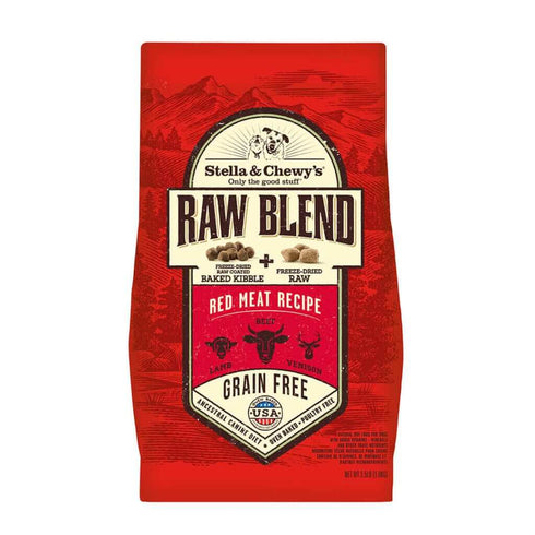 Stella and Chewys Red Meat Raw Blend Kibble Dry Dog Food Recipe 10lb - Poudre Pet and Feed Supply