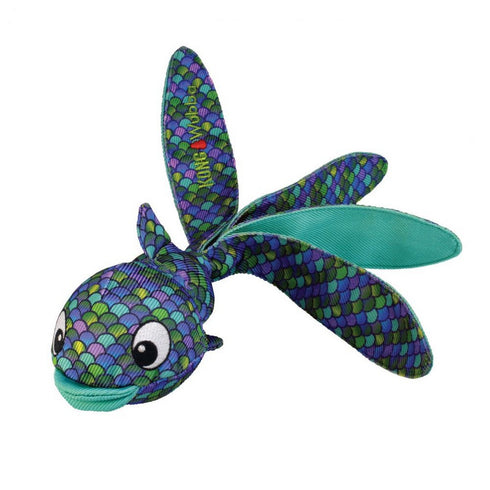 KONG Wubba Finz Blue Dog Toy Small - Poudre Pet and Feed Supply