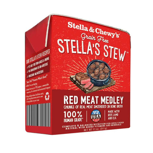 Stella and Chewys Red Meat Medley Stew Wet Dog Food 11oz - Poudre Pet and Feed Supply