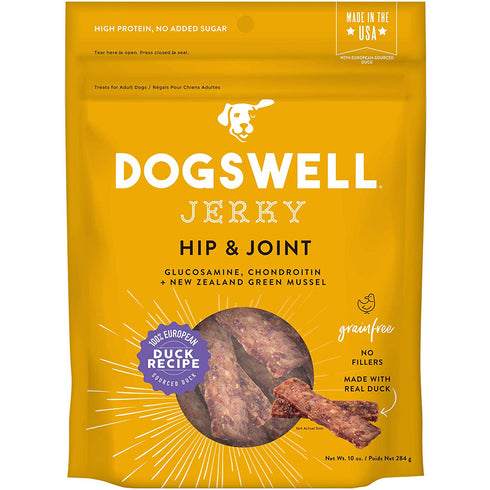 Dogswell Hip & Joint Grain Free Duck Jerky Dog Treats 10oz - Poudre Pet and Feed Supply
