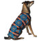 Chilly Dog Turquoise Southwest Blanket Coat For Dogs Medium - Poudre Pet and Feed Supply