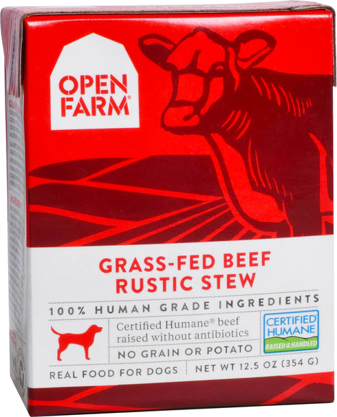 Open Farm Grass-Fed Beef Rustic Stew Wet Dog Food 12.5oz - Poudre Pet and Feed Supply