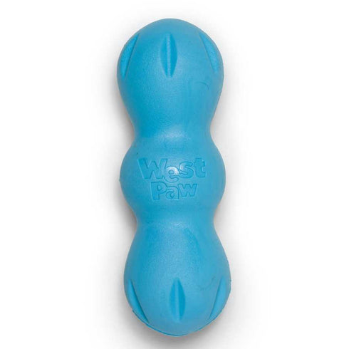 West Paw Zogoflex Rumpus Dog Chew Toy Small Aqua Blue - Poudre Pet and Feed Supply