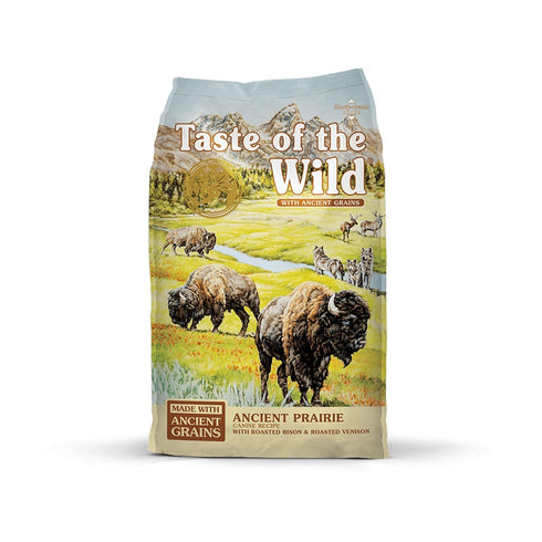 Taste of the Wild Ancient Prairie Roasted Bison & Roasted Venison Canine Recipe 28lb - Poudre Pet and Feed Supply
