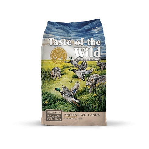 Taste of the Wild Ancient Wetlands Roasted Fowl Recipe Dry Dog Food 28lb - Poudre Pet and Feed Supply
