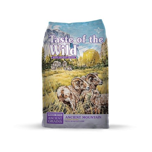 Taste of the Wild Ancient Mountain Canine Recipe Roasted Lamb 28lb - Poudre Pet and Feed Supply