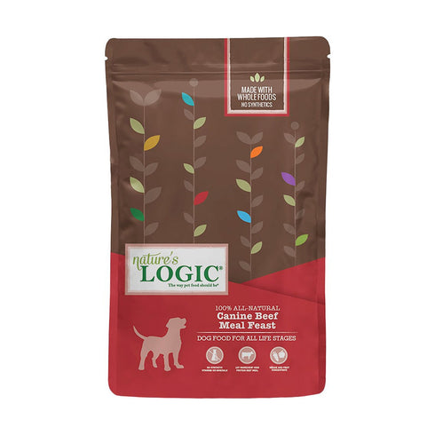 Nature's Logic Canine Beef Meal Feast All Life Stages Dry Dog Food 25lb - Poudre Pet and Feed Supply