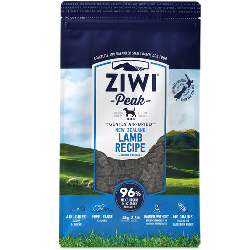 ZIWI Peak Air-Dried Lamb Recipe for Dogs 8.8lb - Poudre Pet and Feed Supply