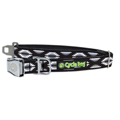 Cycle Dog Black & White Campfire Blanket Large Dog Collar - Poudre Pet and Feed Supply
