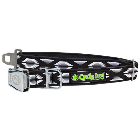 Cycle Dog Black & White Campfire Blanket Medium Dog Collar - Poudre Pet and Feed Supply