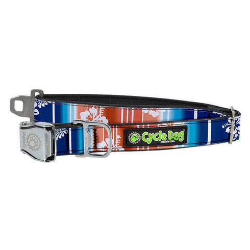 Cycle Dog Surf Floral Medium Dog Collar - Poudre Pet and Feed Supply