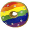 Huxley & Kent Lulubelles Power Plush Pride Donut Dog Toy Small - Poudre Pet and Feed Supply