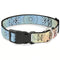 Buckle-Down Bandana Paisley Ombre Pastel Black Dog Collar Medium 11"-17" Neck Size - Poudre Pet and Feed Supply