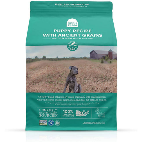 Open Farm Ancient Grains Puppy Dry Dog Food 22lb - Poudre Pet and Feed Supply