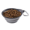 Dexas Pets Collapsible Travel Cup Light Gray 1 Cup - Poudre Pet and Feed Supply