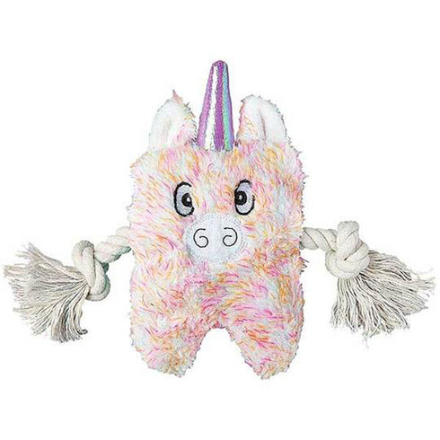 Patchwork Pet Unicorn Greybar Dog Toy 6" - Poudre Pet and Feed Supply
