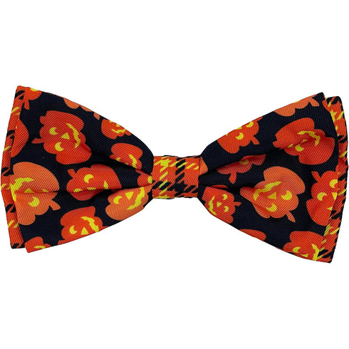 Huxley & Kent Plaid-O-Lantern Bow Tie For Cats & Dogs Large - Poudre Pet and Feed Supply