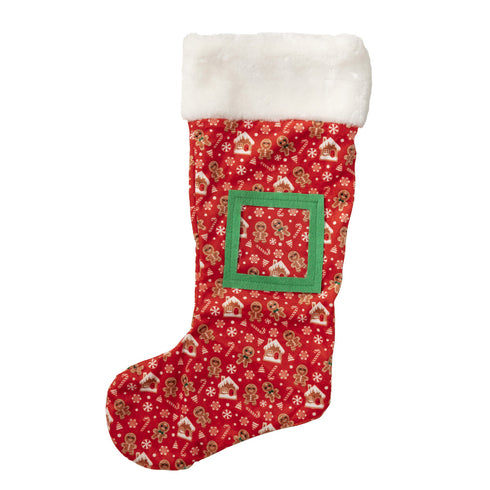 Fuzzyard Christmas Stocking Gingerbread Snowstorm - Poudre Pet and Feed Supply