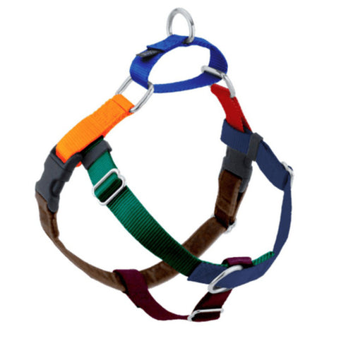 2 Hounds Design Jellybean Spice Freedom No-Pull Dog Harness 1" Large 28"-32" - Poudre Pet and Feed Supply