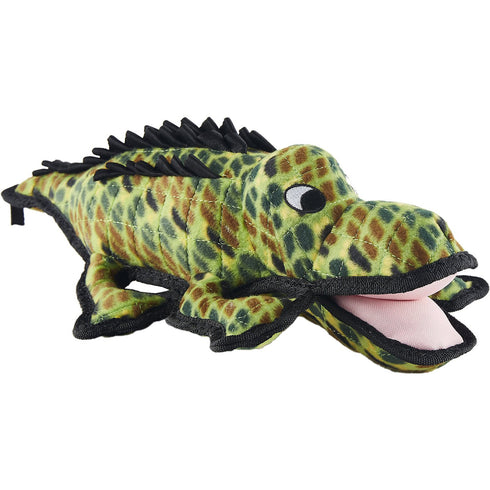 Tuffy's Ocean Creatures Gary Gator Squeaky Plush Dog Toy - Poudre Pet and Feed Supply