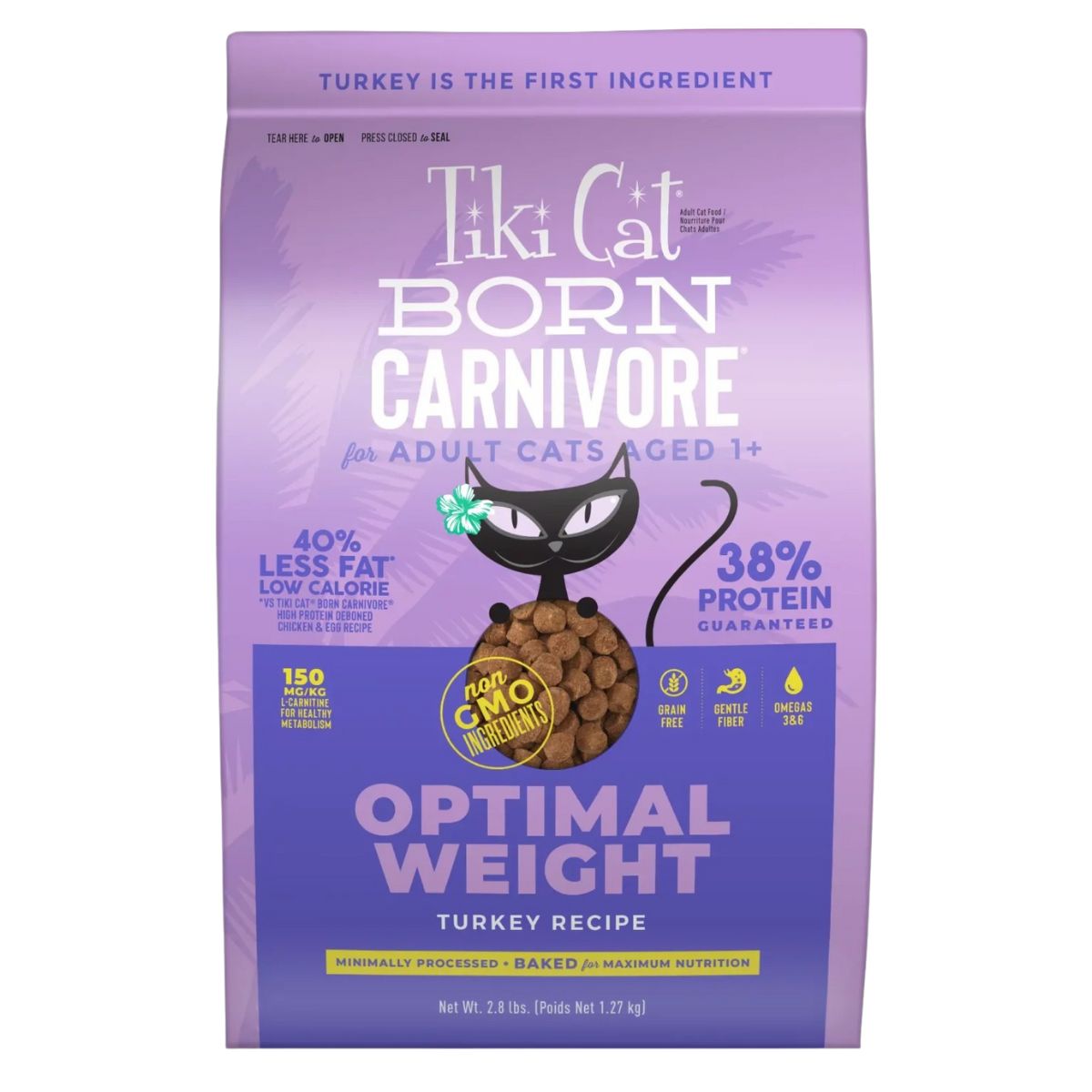 Tiki Cat Born Carnivore Optimal Weight Dry Cat Food 5.6lb Poudre Pet and Feed Supply Tiki Cat Born Carnivore Optimal Weight Dry Cat Food 5.6lb Poudre Pet and Feed Supply