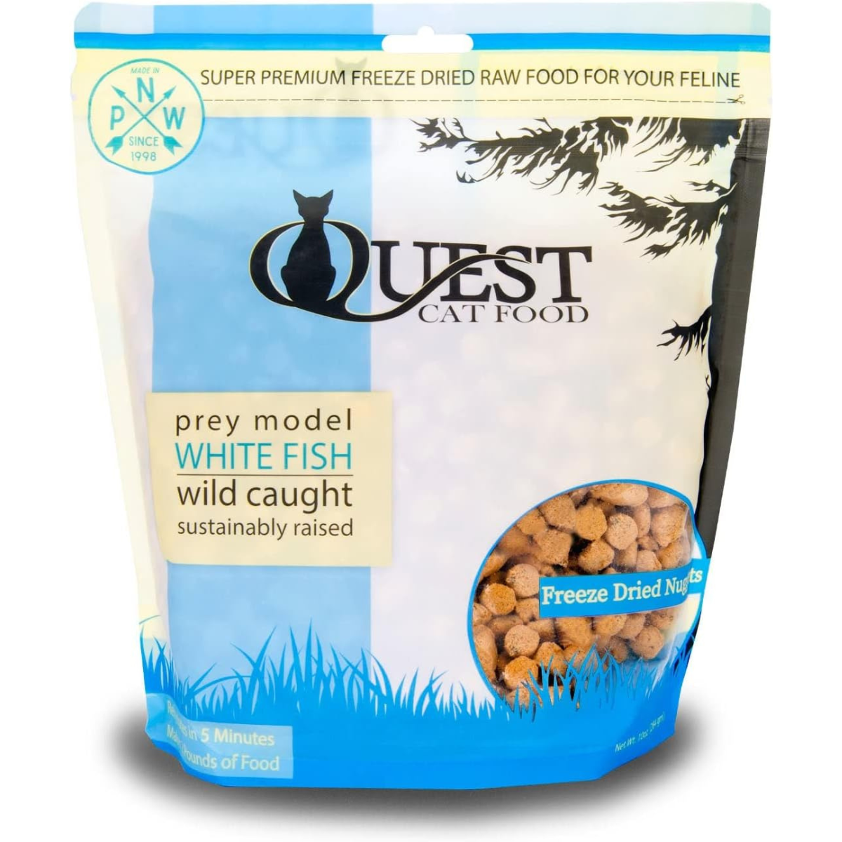 Steve's Real Food Quest Super Premium Freeze Dried Raw Cat Food