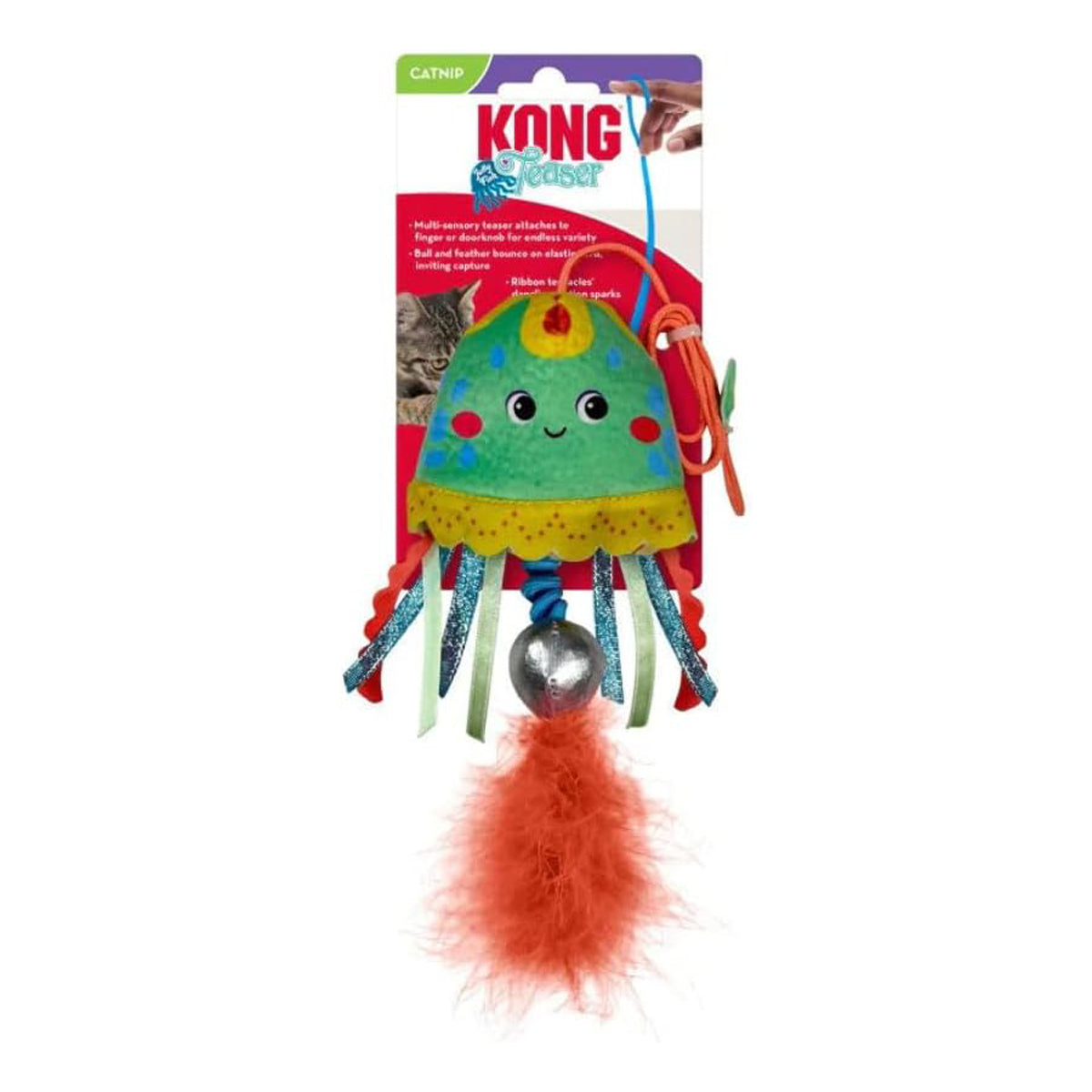 KONG Teaser Fishing Pole Assorted Cat Toys