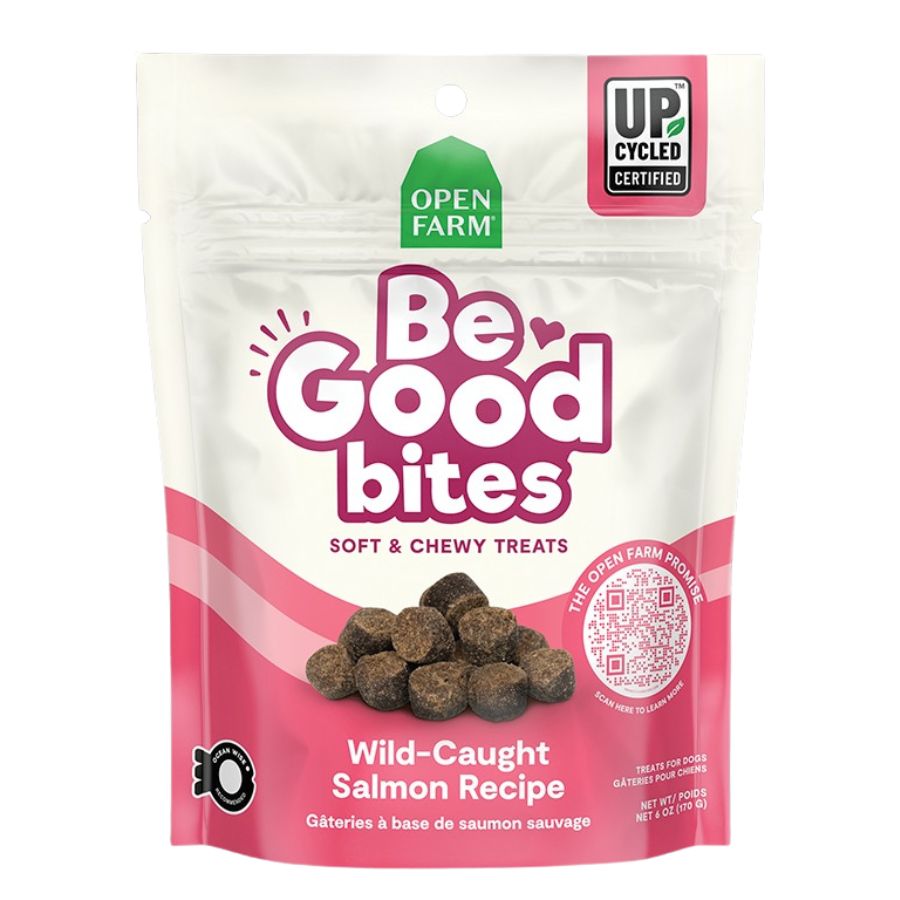 Open Farm Be Good Bites Wild-Caught Salmon Recipe Dog Treats 6oz