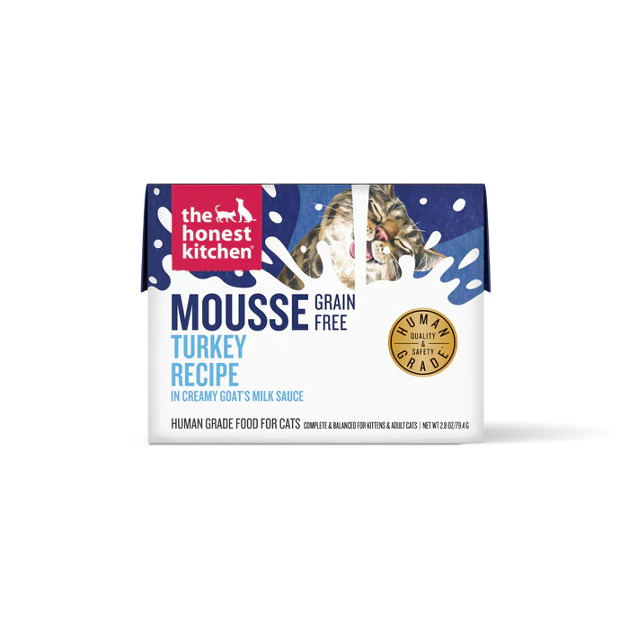 The Honest Kitchen Grain Free Mousse Wet Cat Food Turkey with