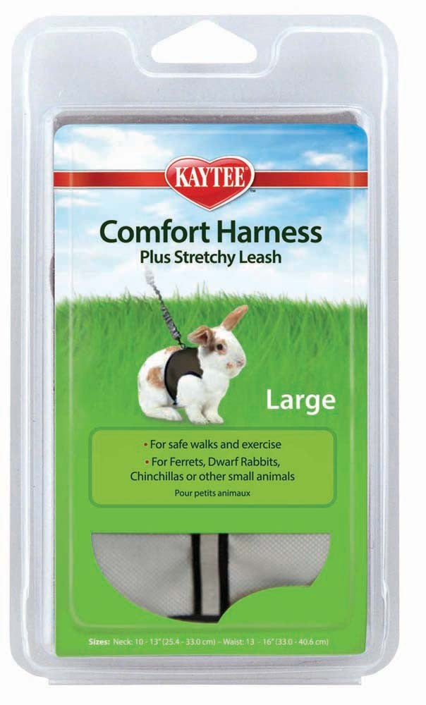 Kaytee Comfort Harness with Stretchy Leash Large Poudre Pet and Feed Supply