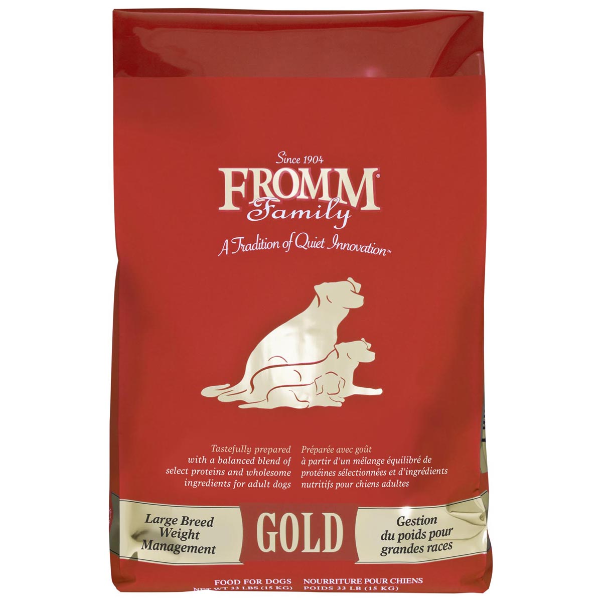 Fromm Gold Large Breed Weight Management Dry Dog Food 15lb – Poudre Pet and  Feed Supply