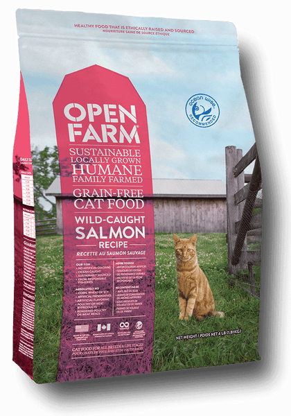 Open Farm Grain-Free Dry Cat Food Wild-Caught Salmon 8lb Bag